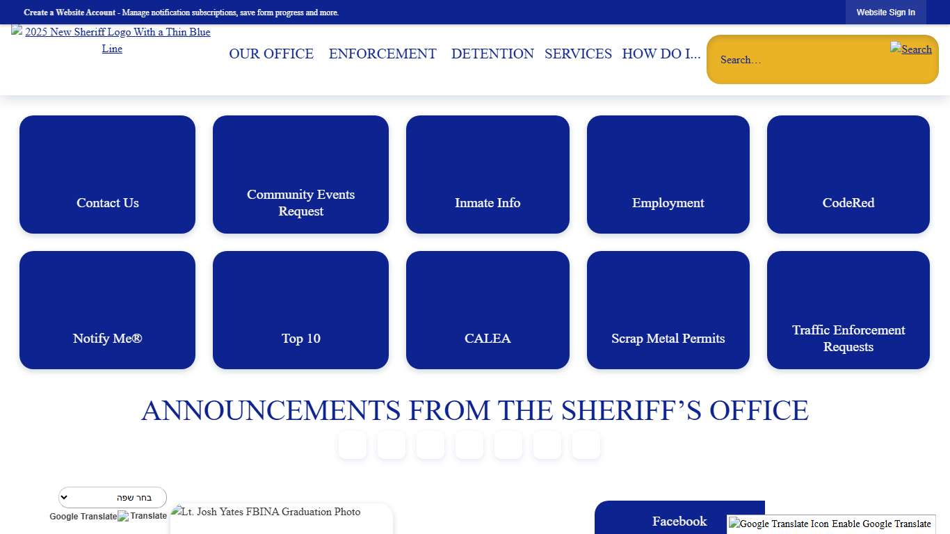 York County Sheriffs, SC | Official Website